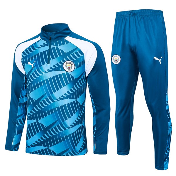 Sudadera De Training Manchester City 2024 Azul 3